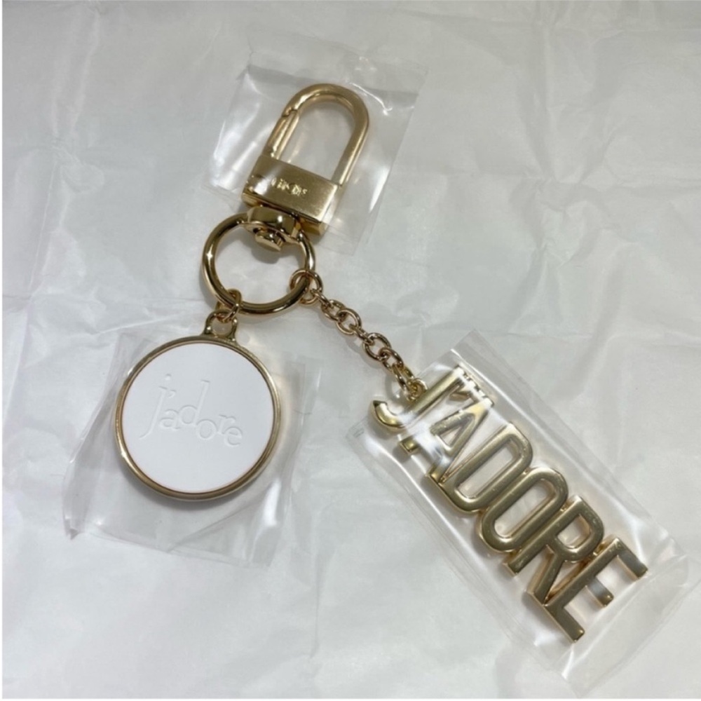 Dior J'adore Logo Keychain Charm - Picture 4 of 9